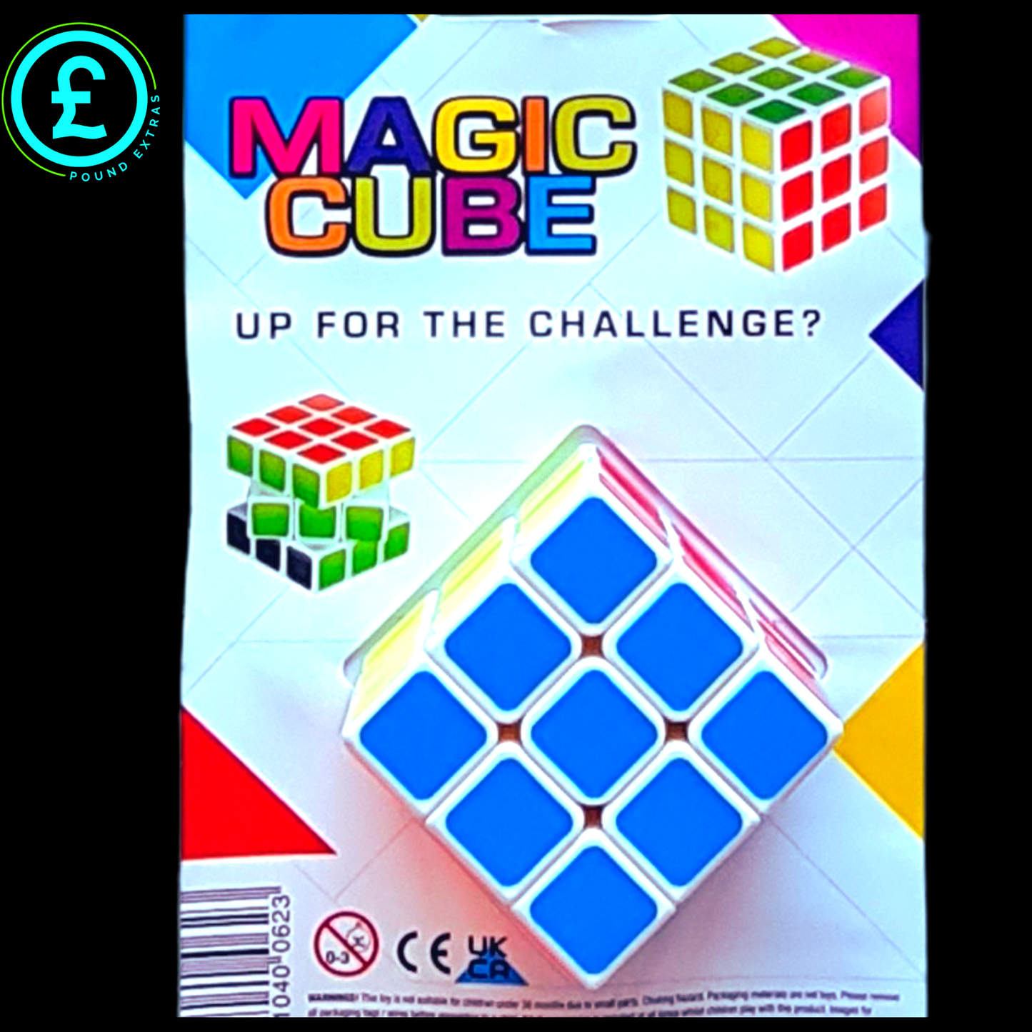 Magic Cube Puzzle Kids & Adults - Fun Toy Fidget & Mind Game Cube - Very Smooth.2