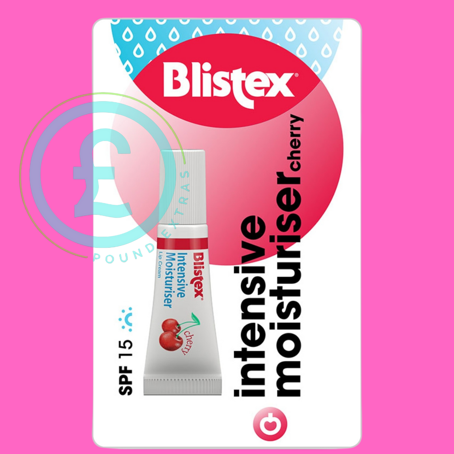 Blistex Cherry Moisturising Lip Balm SPF15 6ml Shea Butter Hydrating  ️4
