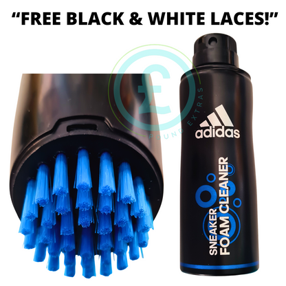 Adidas Sneaker Foam Cleaner 200ml + FREE Laces, Brush, Citrus Fresh Foam  ️3