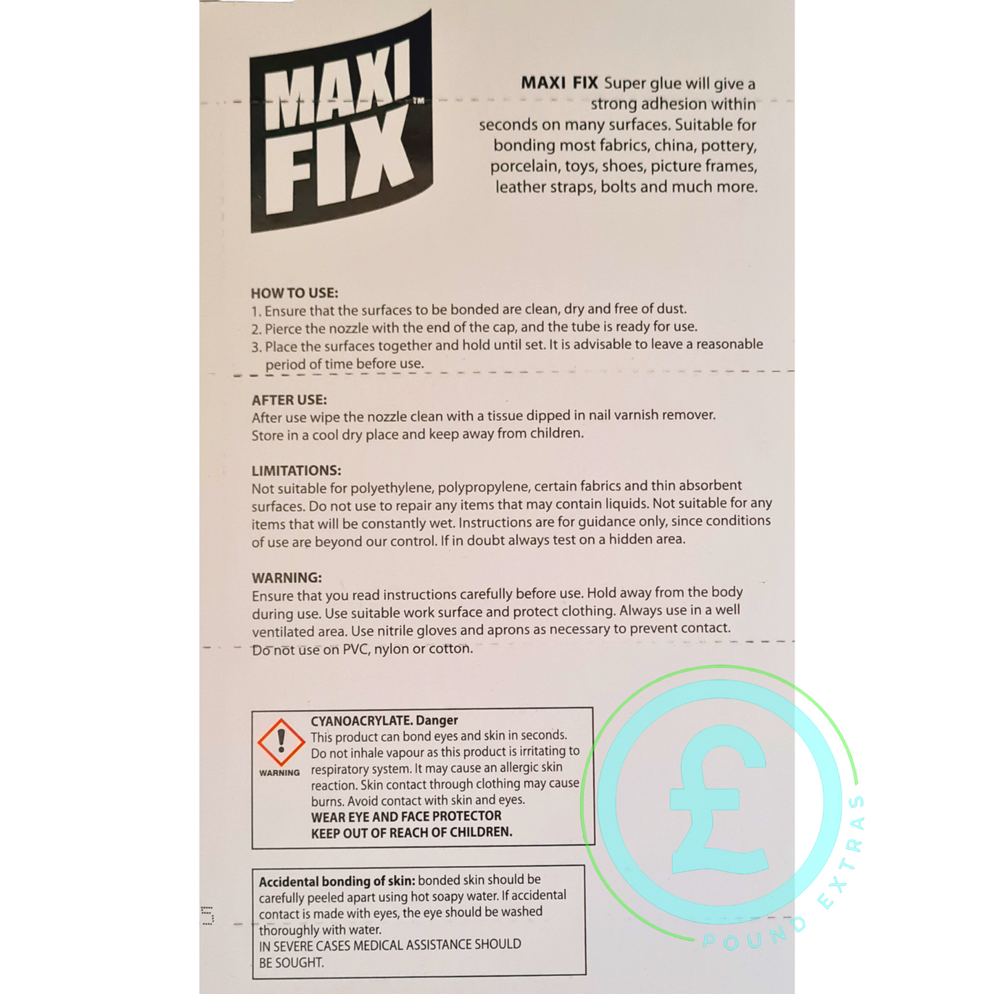 Super Glue Extra Strong Adhesive – Mega Fix Professional ❤️