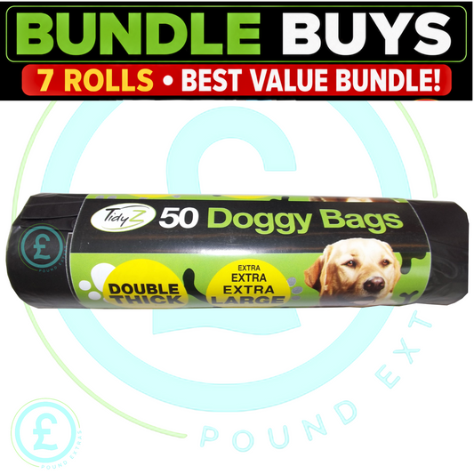 Doggy Bags 350 Pack Bundle Double Thick Extra Strong Tie Handle 0