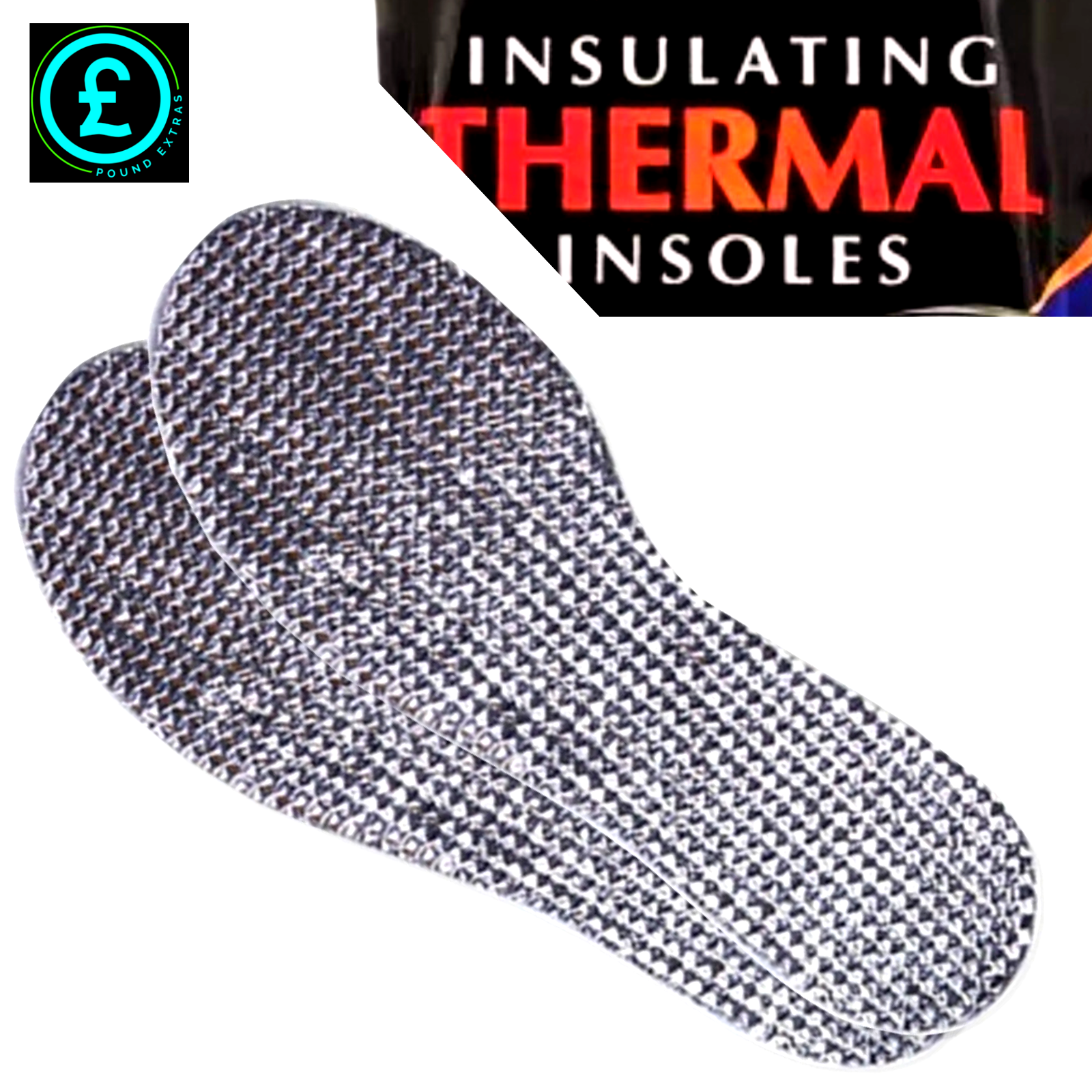 Shoe Insoles Warm Thermal Foil Shoe Pads Unisex Triple Layer Jump Comfortable0