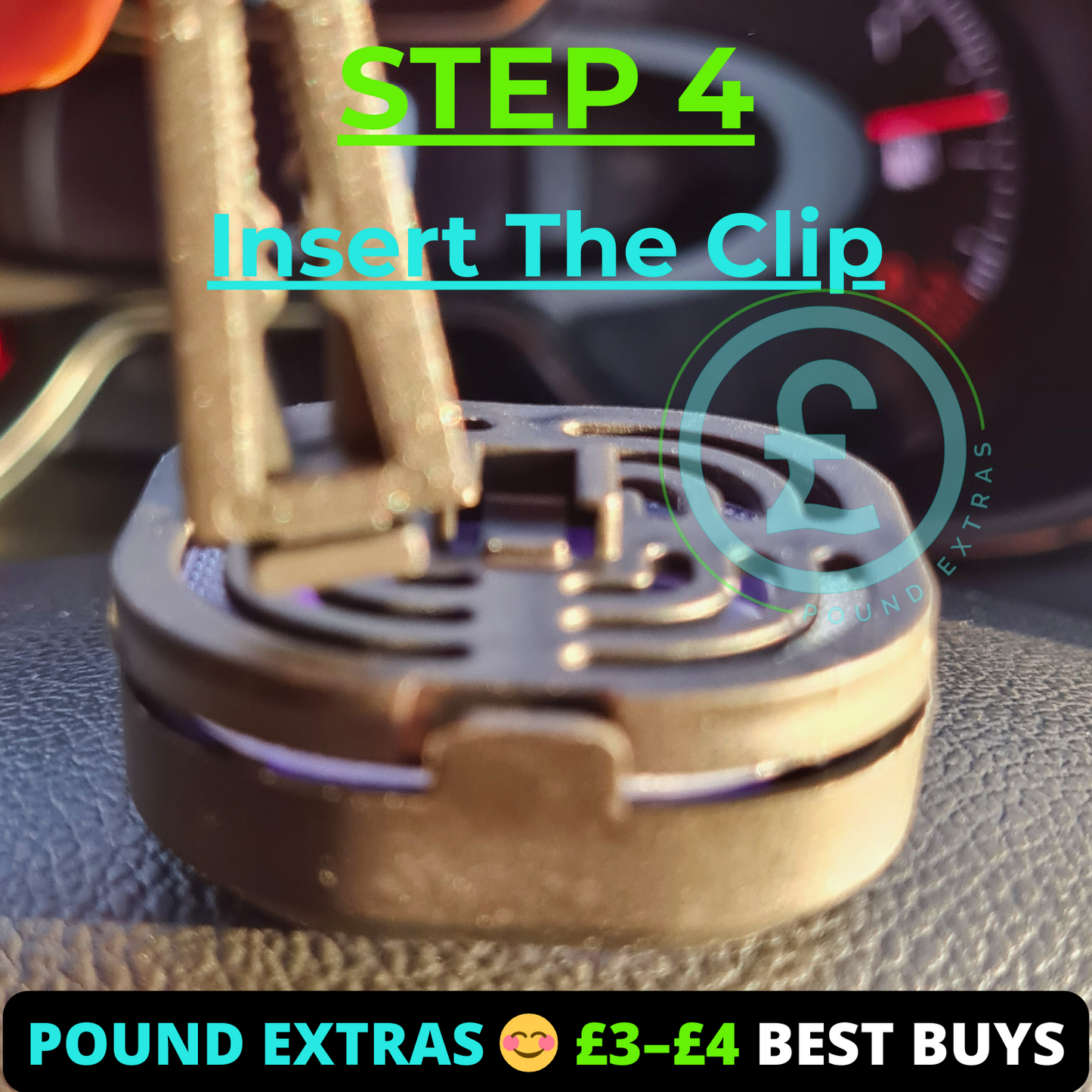 Car Air Freshener Vent Clip Lavender Twin Pack Long Lasting Odour Car Freshener6