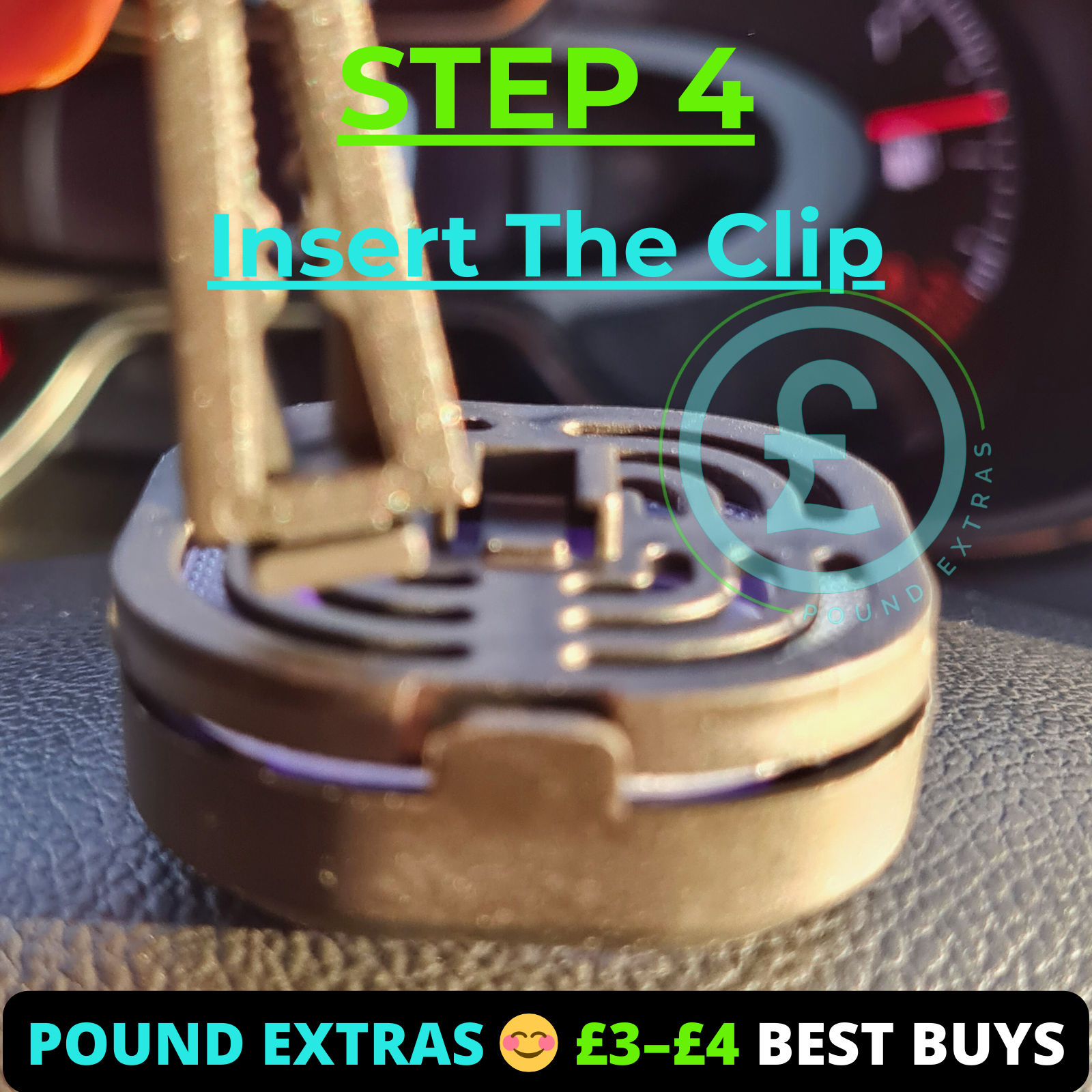 Car Air Freshener Vent Clip Lavender Twin Pack Long Lasting Odour Car Freshener6