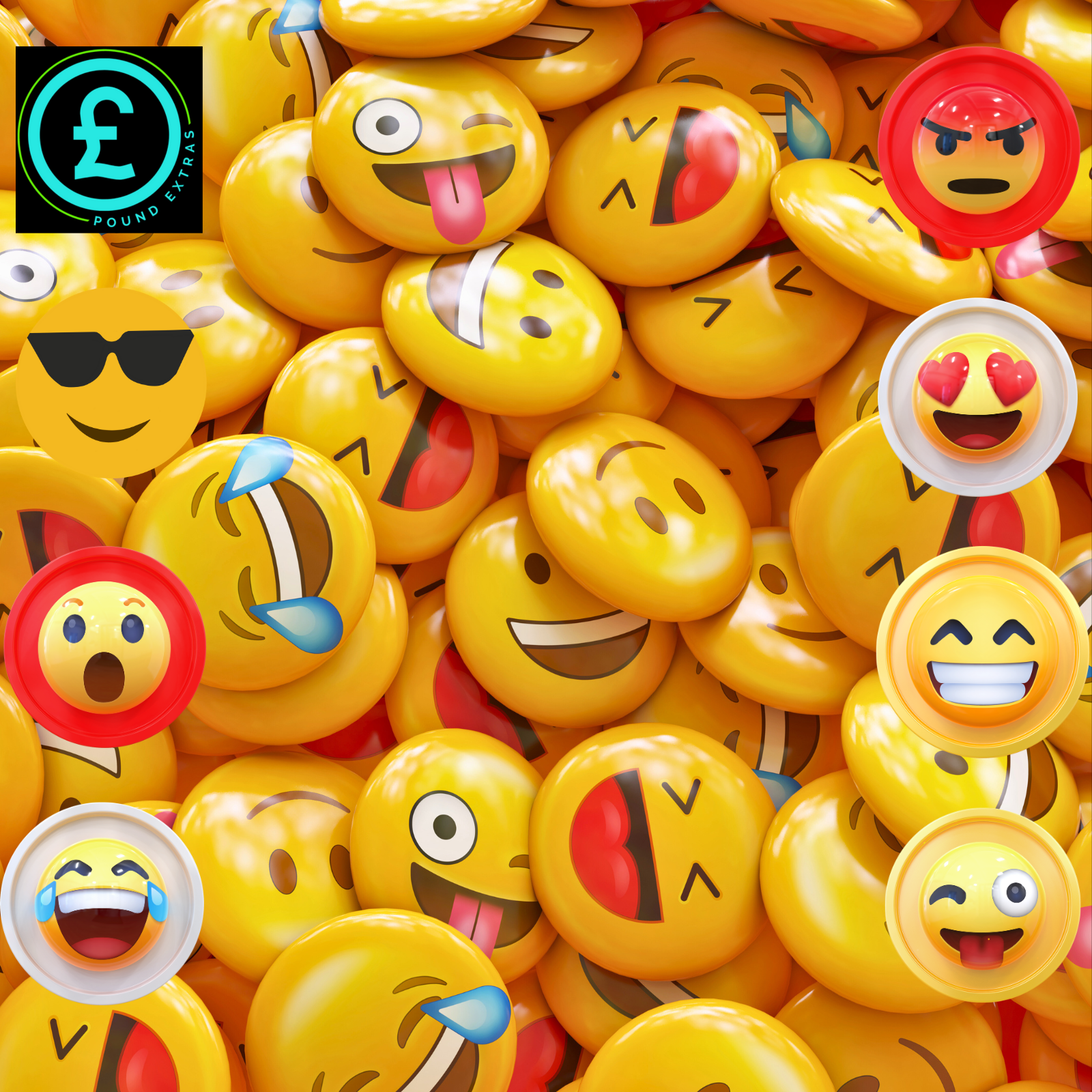 Funny Face Emoji Stickers Arts & Crafts Scrap-booking 500 Mixed Fun Stickers LoL6