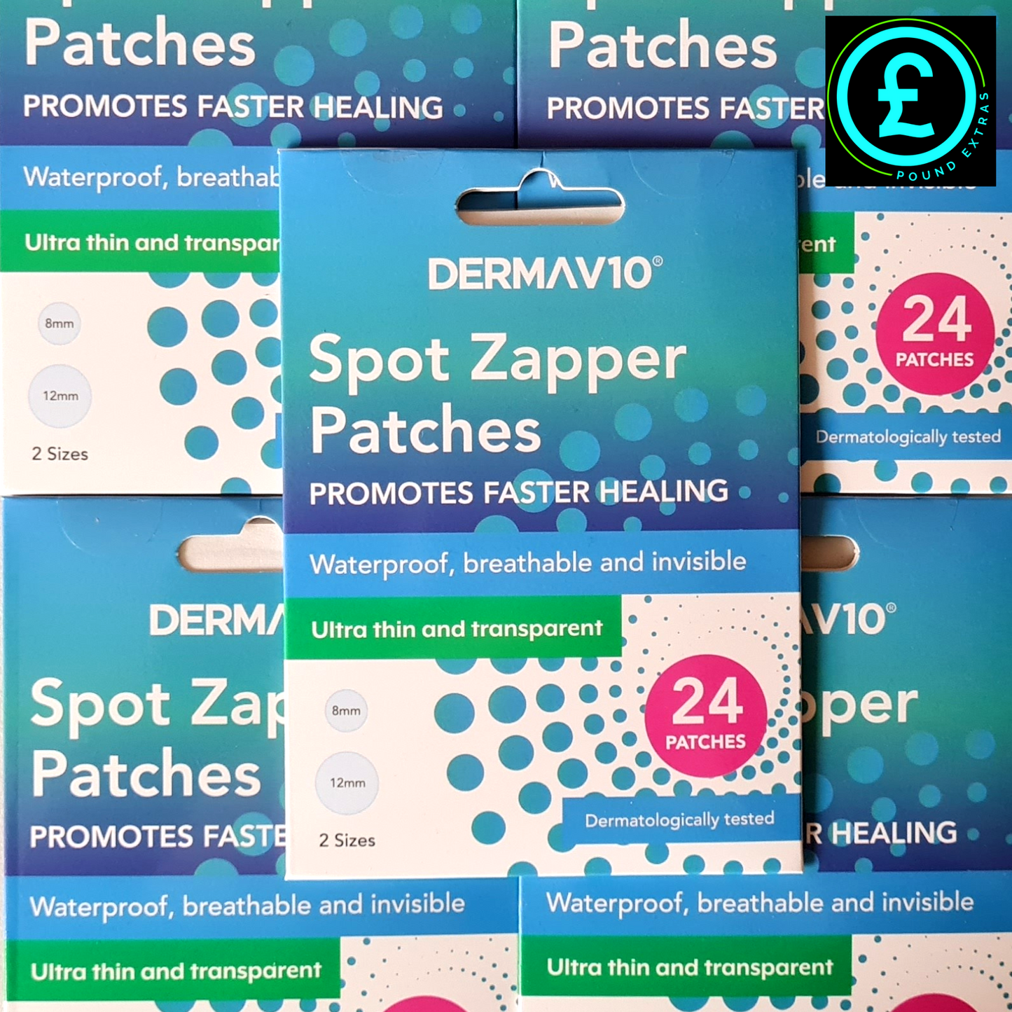 skin care Derma V10 Spot Zapper Patches Hydrocolloid Zit Acne Pimple Dot Sticker0