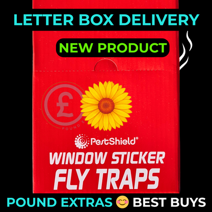 Fly Catcher Window Flower Traps Stickers Bug Insect Killer Sticky Window Trap15