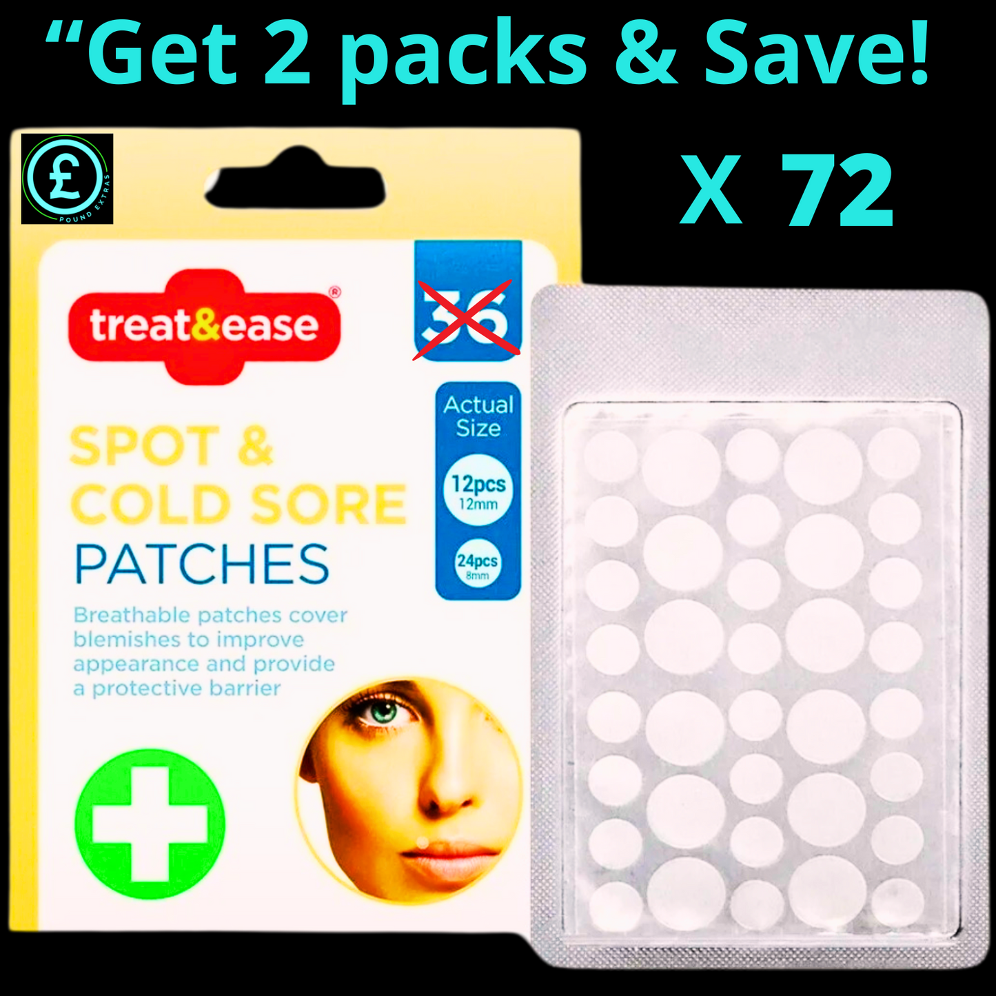❤️ POUND EXTRAS 😊 Virasorb Cold Sore Cream 💚 fast-acting itch relief for cold sores & blisters – helps healing, soothes discomfort & protects skin.