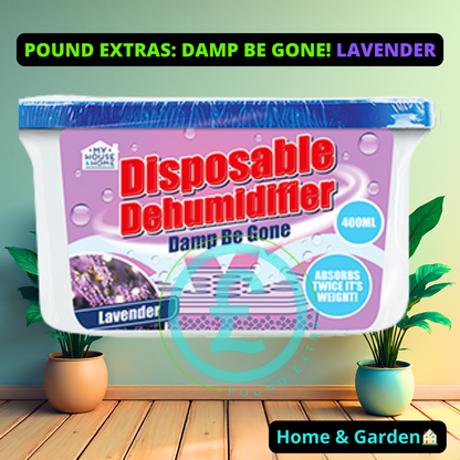 Damp Be Gone 400ml Disposable Dehumidifier – Fresh Scents ❄️
