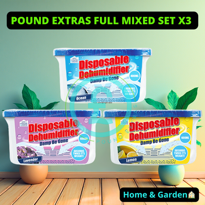 Damp Be Gone 400ml Disposable Dehumidifier – Fresh Scents ❄️