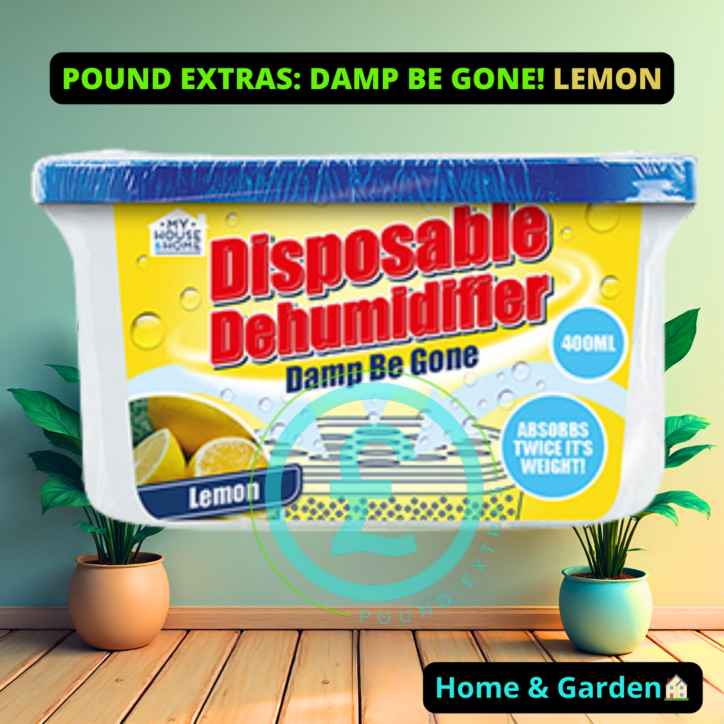 Damp Be Gone 400ml Disposable Dehumidifier – Fresh Scents ❄️