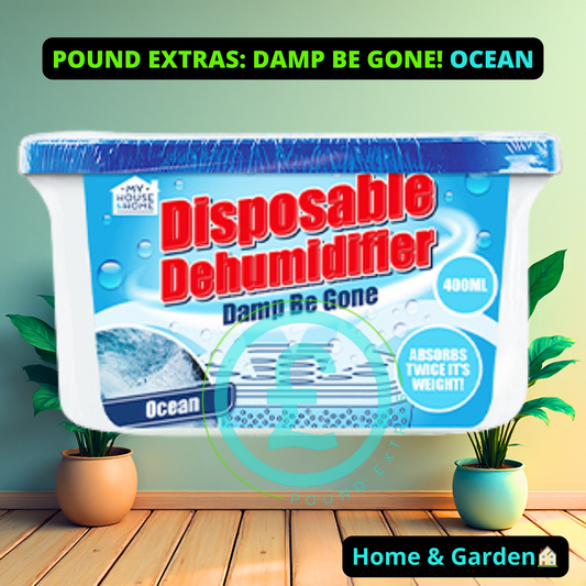 Damp Be Gone 400ml Disposable Dehumidifier – Fresh Scents ❄️