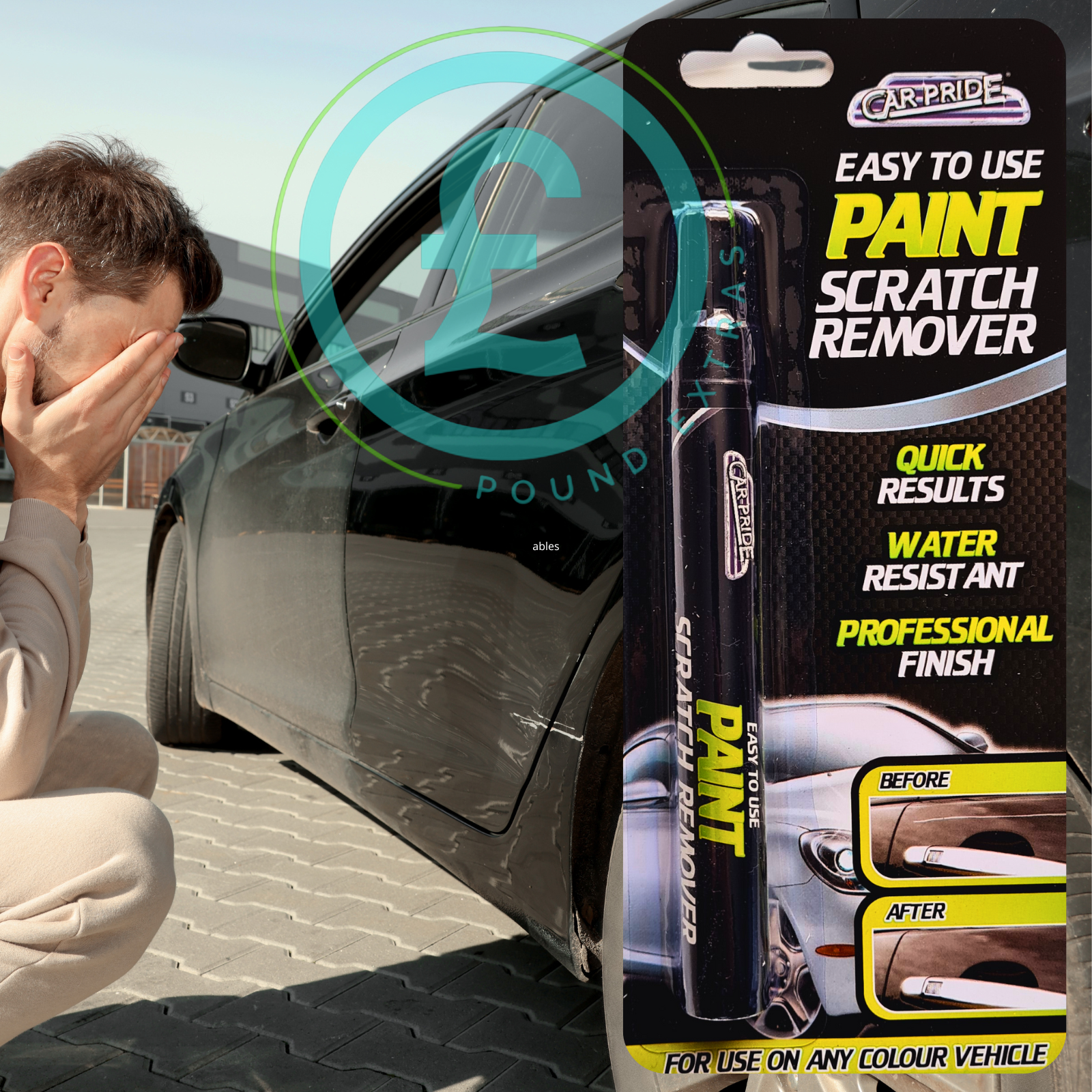 ❤️ POUND EXTRAS 😊 Car Scratch Repair Pen 💚 quickly removes marks, restores paint finish & hides scratches – easy to use, fast-drying fix-it pen!