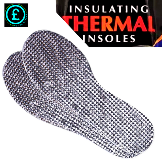 ❤️ POUND EXTRAS 😊 Thermal foil insoles 💚 triple-layer design for warmth & comfort – unisex fit keeps feet cosy, dry & cushioned all day long!